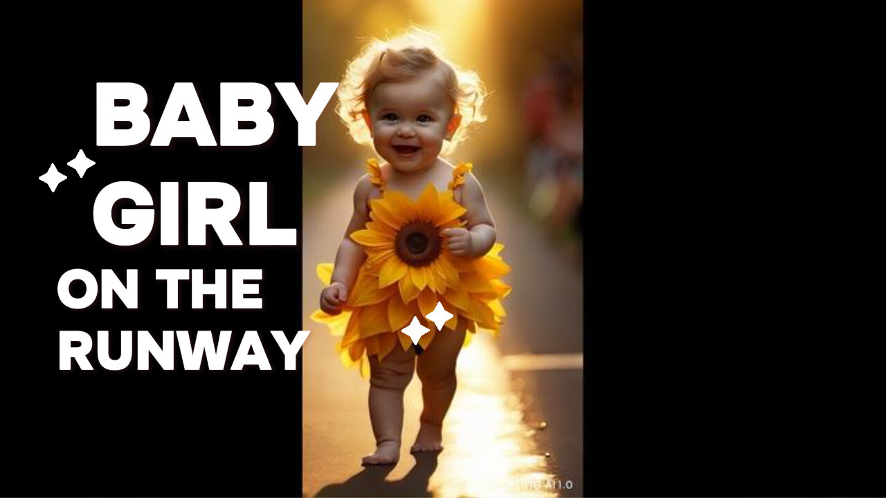 Baby Girl on the Runway of Paris Fashion Week