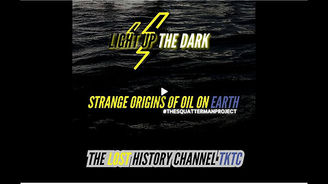 WORLDS IN COLLISION - THE TRUE ORIGINS OF OIL ON EARTH #THESQUATTERMANPROJECT