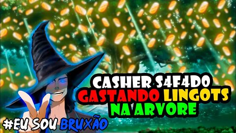 CASHER S4F4DO GASTANDO LINGOTS NA ÁRVORE #tomoyosanbruxao #cashergastando #narutoonline #eventos