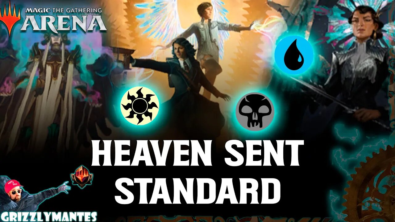 🔵⚪⚫👼ANGELS FROM ABOVE👼⚫⚪🔵|| March of the Machine || [MTG Arena] Bo1 Esper Angel Standard Deck