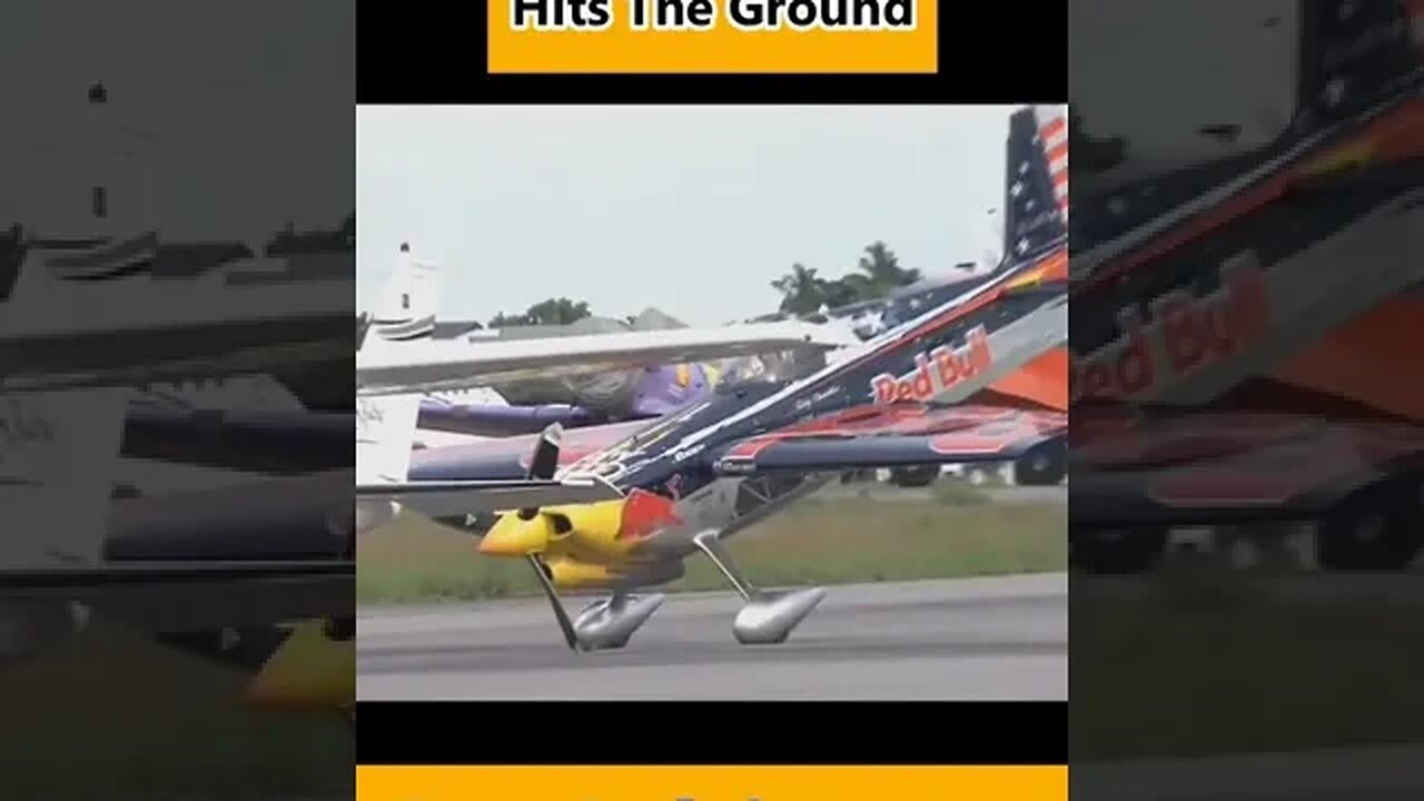 Insane Aircraft Propeller Hits The Ground