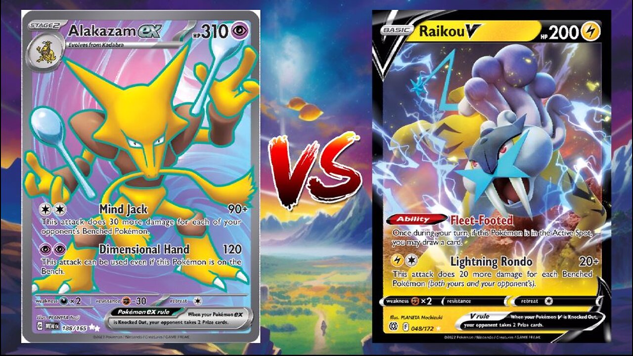 Pokemon TCG Live Alakazam EX Mimikyu VS Raikou V Miraidon EX!!