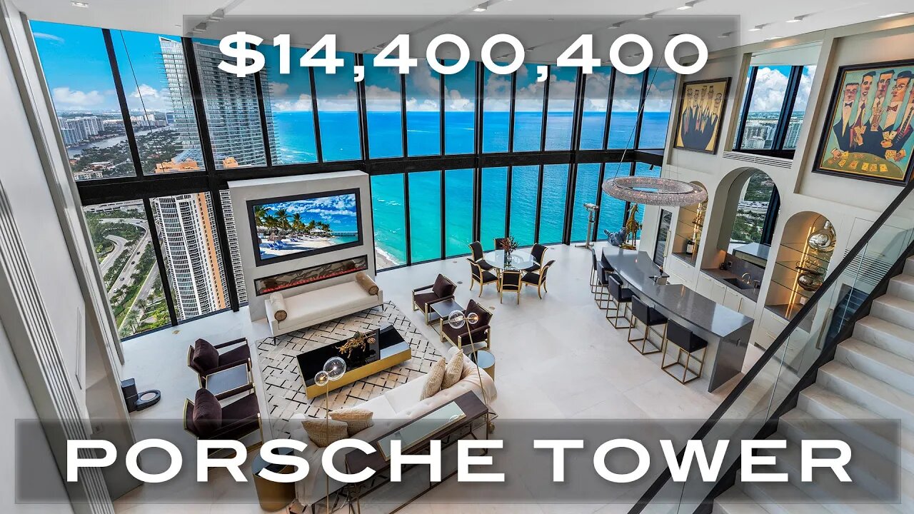 Inside a $14,400,400 PORSCHE TOWER UNIT