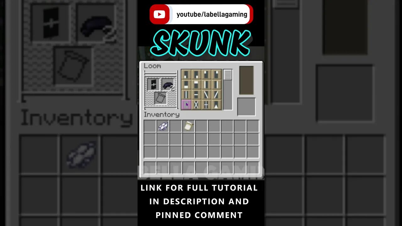 Skunk Banner | Minecraft