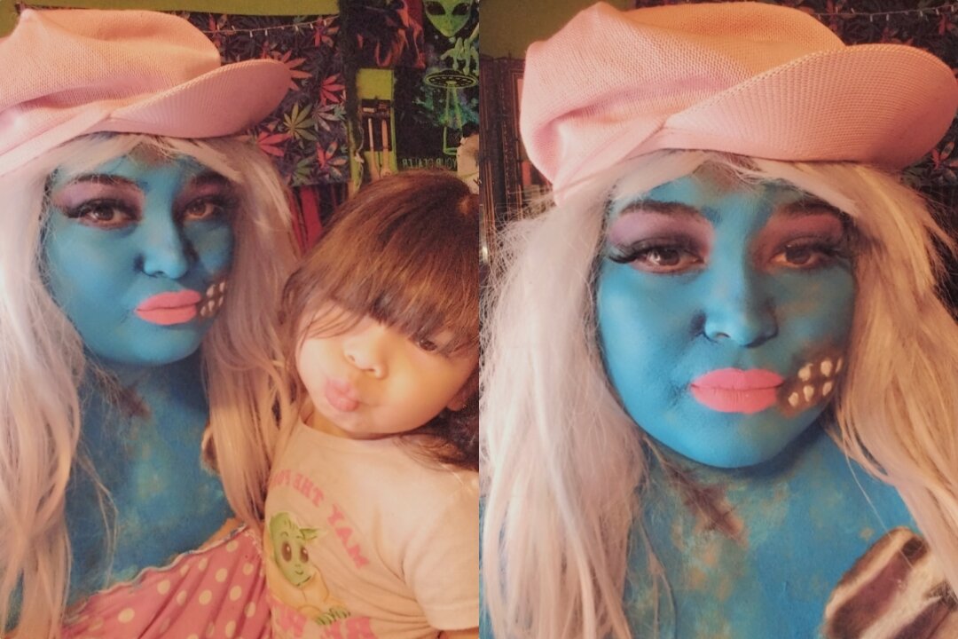 blue zombie makeuptutorial