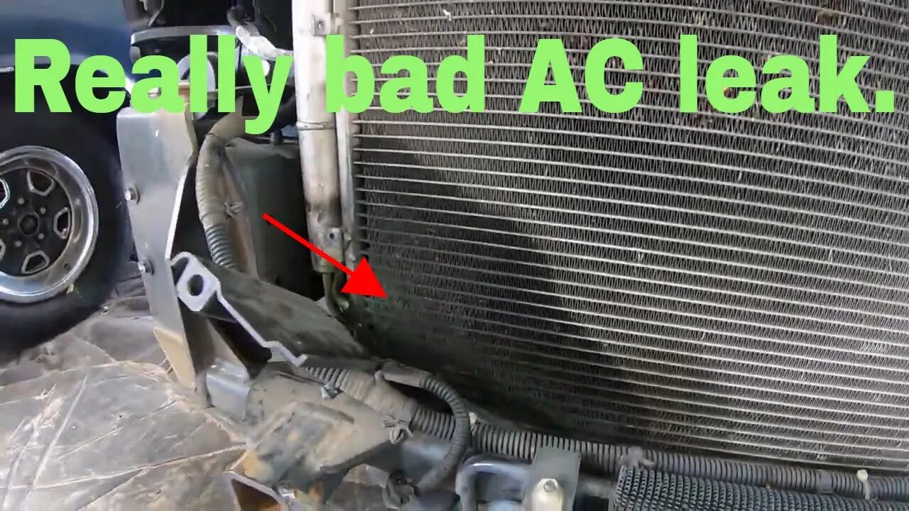 Common Equinox AC leak. Remove and replace.