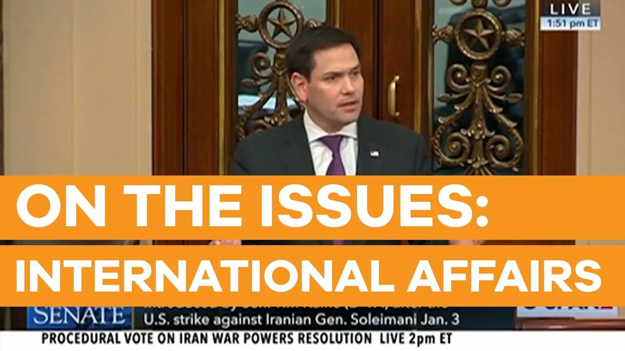 Sen. Rubio Delivers Floor Speech on Iran War Powers Resolution