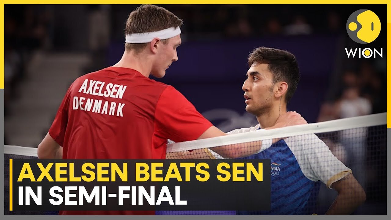 Paris Olympics 2024: Viktor Axelsen beats Lakshya Sen in semi-finals | WION Sports | NE