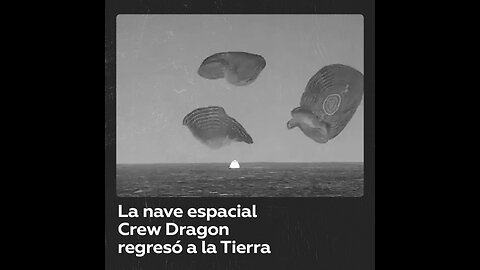 4 astronautas llegaron a la Tierra en la nave espacial Crew Dragon de SpaceX