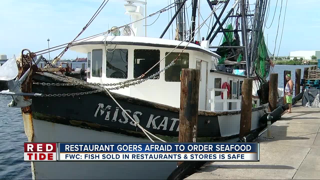 Local fishermen and restaurants starting to feel the impact of red tide