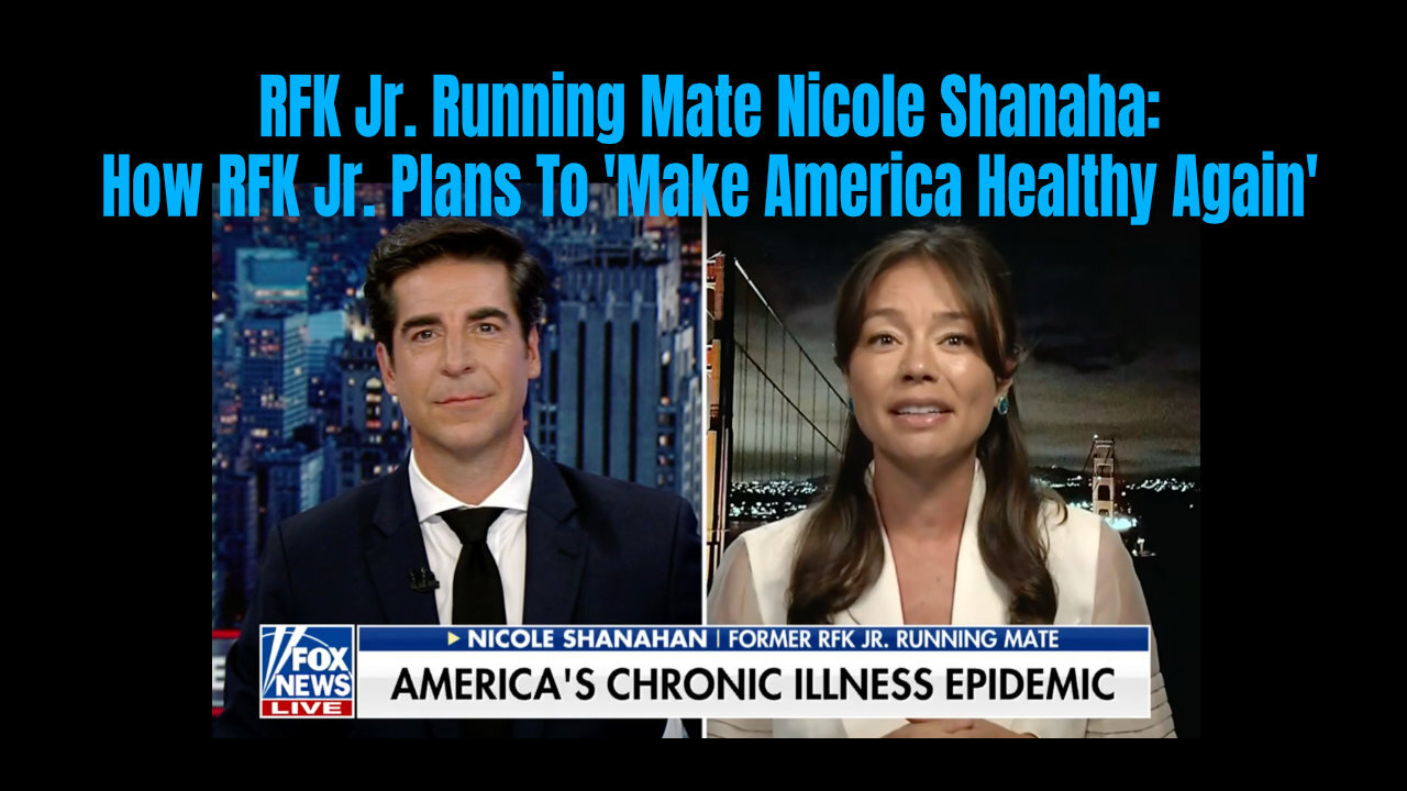 RFK Jr. Running Mate Nicole Shanaha: How RFK Jr. Plans To 'Make America Healthy Again'