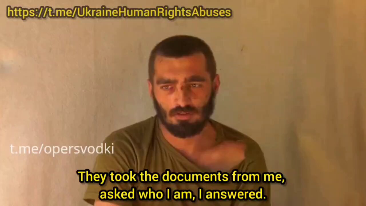 Interview with a captured Ukrainian commander