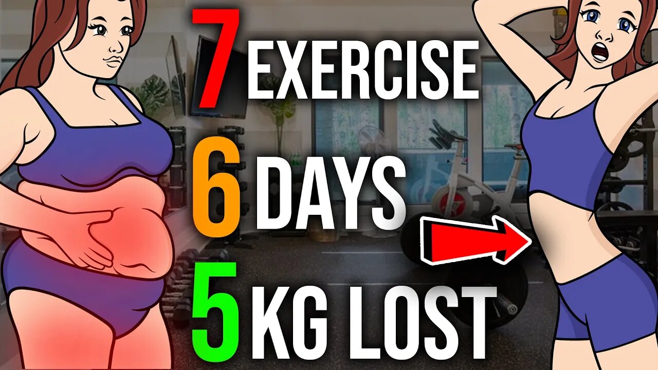 7 Exercises To Do For 6 Days To Lose 5kg