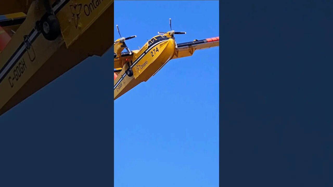 Ontario Water Bomber in Action