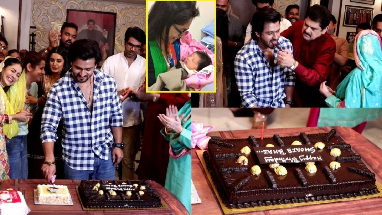 Shoaib Ibrahim First Birthday Celebration After His Son Birth | Ajooni Set