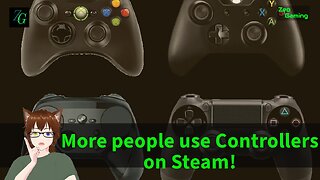 More people are using Controllers on Steam!