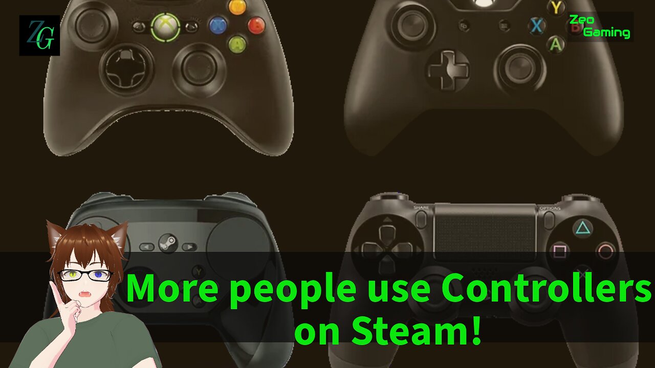 More people are using Controllers on Steam!