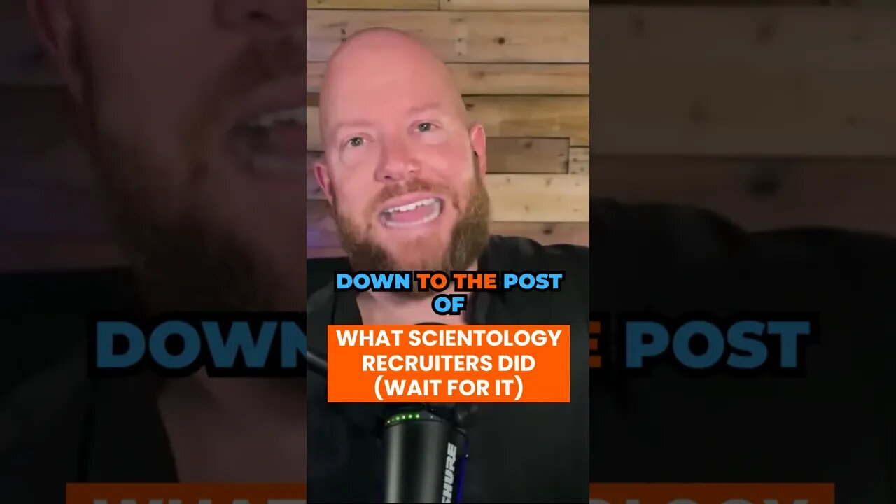 What Scientology Recruiters DID (Wait for it) #shorts