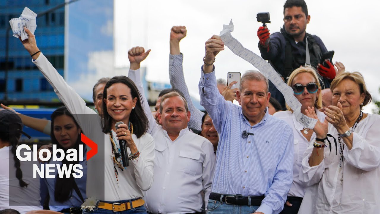 Venezuela opposition calls for rallies as US recognizes Edmundo Gonzalez as election winner| RN