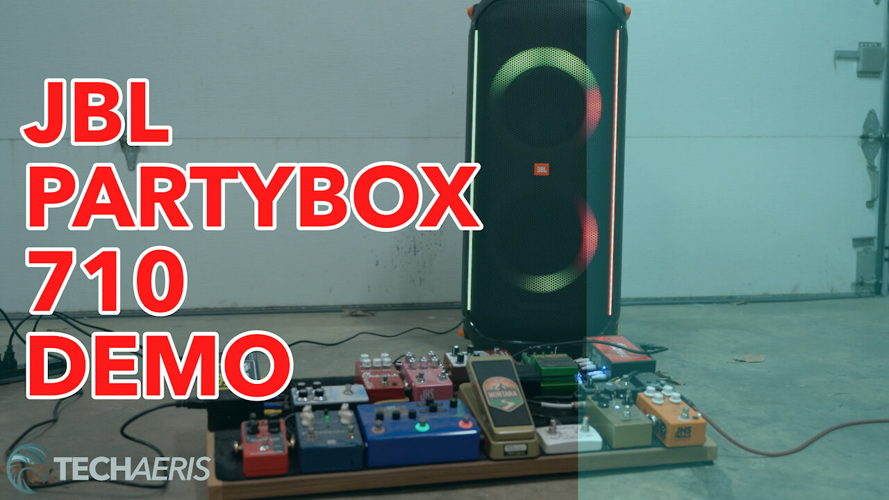 JBL PartyBox 710 Party Speaker Demo with Guitar