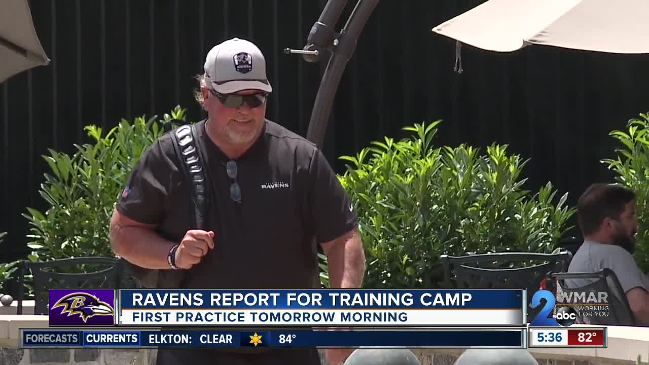 Ravens report to training camp