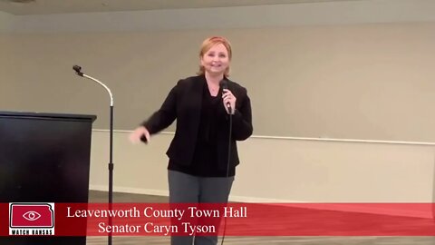 Senator Caryn Tyson at the Leavenworth a County GOP a Town Hall￼