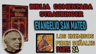 LOS ENEMIGOS PIDEN SEÑALES BIBLIA STRAUBINGER EVANGELIO SEGUN SAN MATEO