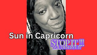 Moon in #Capricorn - STOP IT !