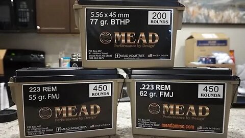 Range Testing Mead Ammunition! 55g, 62gr and 77gr in the Daniel Defense DDM4A1!