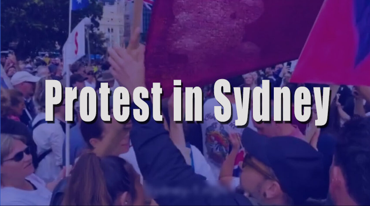 Huge Protest in Sydney Australia