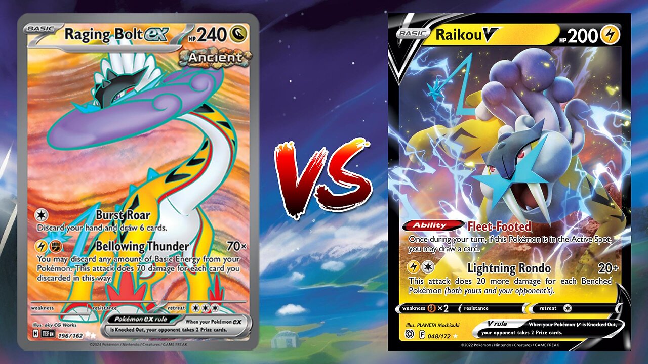 Pokemon TCG Live Raging Bolt EX Ogerpon EX VS Raikou V Miraidon EX!!