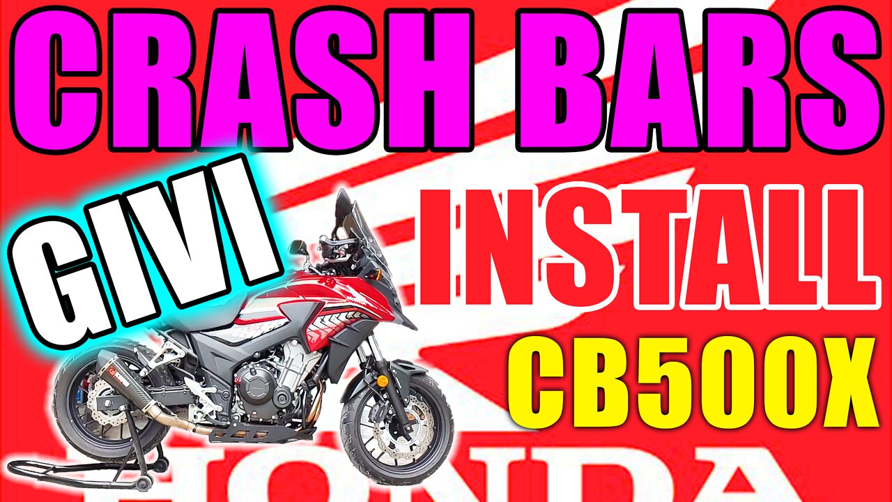 GIVI Crash Bars Installation - Honda CB500X 2013-2017