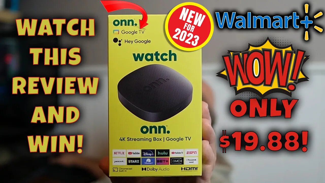 👀 WALMART'S NEW ONN. 4K STREAMING BOX - REVIEW & GIVEWAY 👀