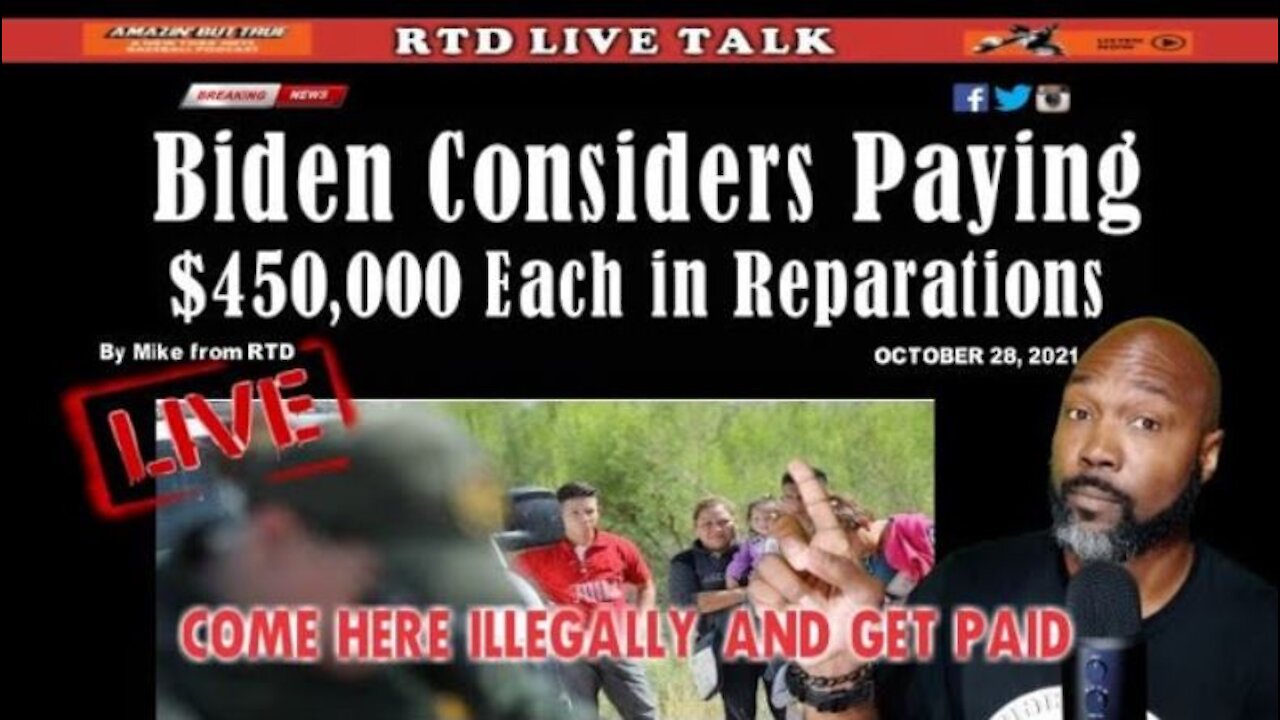 Biden Considers Paying Border Crossers $450K Each in Reparations | The People's Talk Show