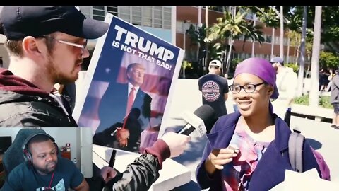 Asking People If Trump Is Bad...Their Response Is Crazy 🤦🏾‍♂️