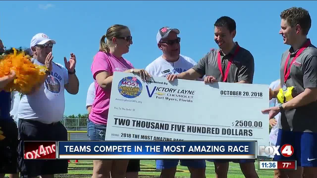Salvation Army holds fundraising competition.