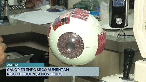 Alerta: Calor e Tempo Seco Aumentam Risco de Doença nos Olhos.