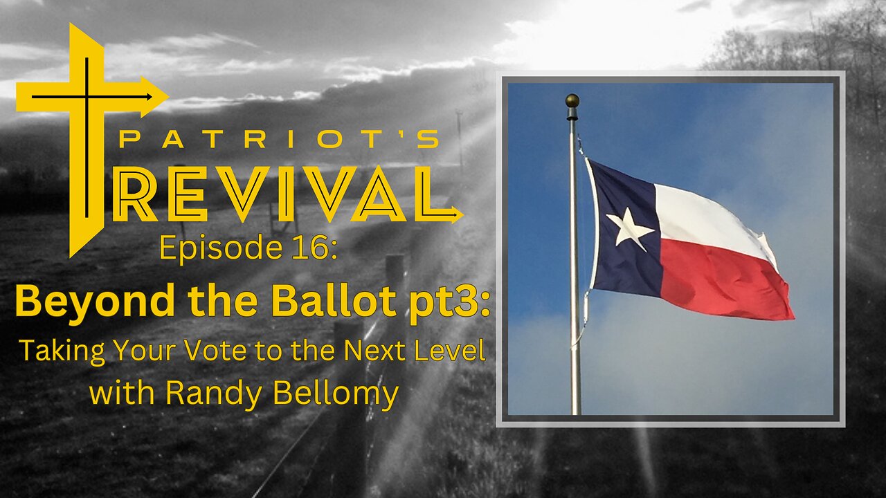 Beyond the Ballot pt.3 | Taking Your Vote to the Next Level with Randy Bellomy