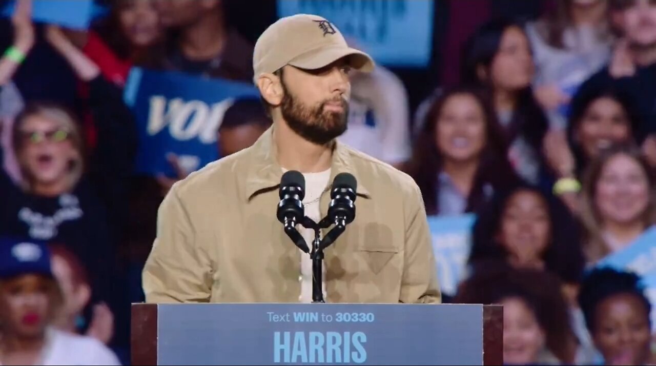 Eminem Shrills For Kamala: She'll Protect Your Freedom