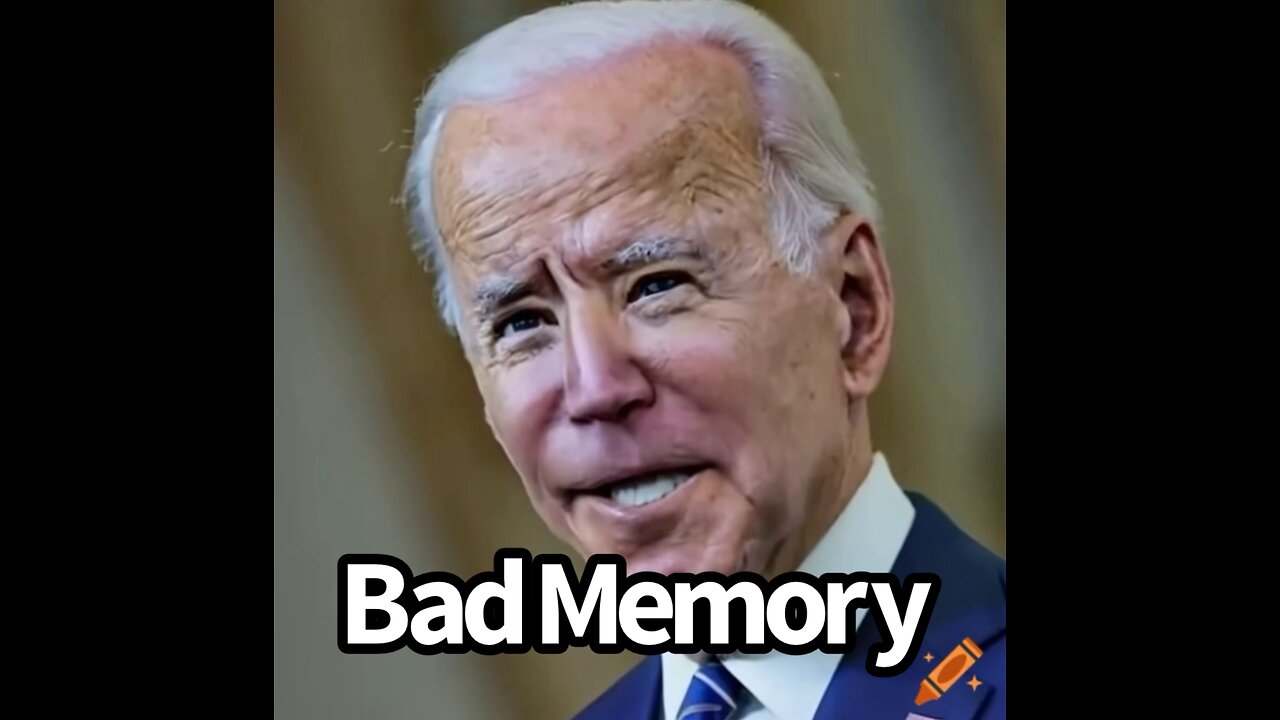 Joe Biden on his poor memory