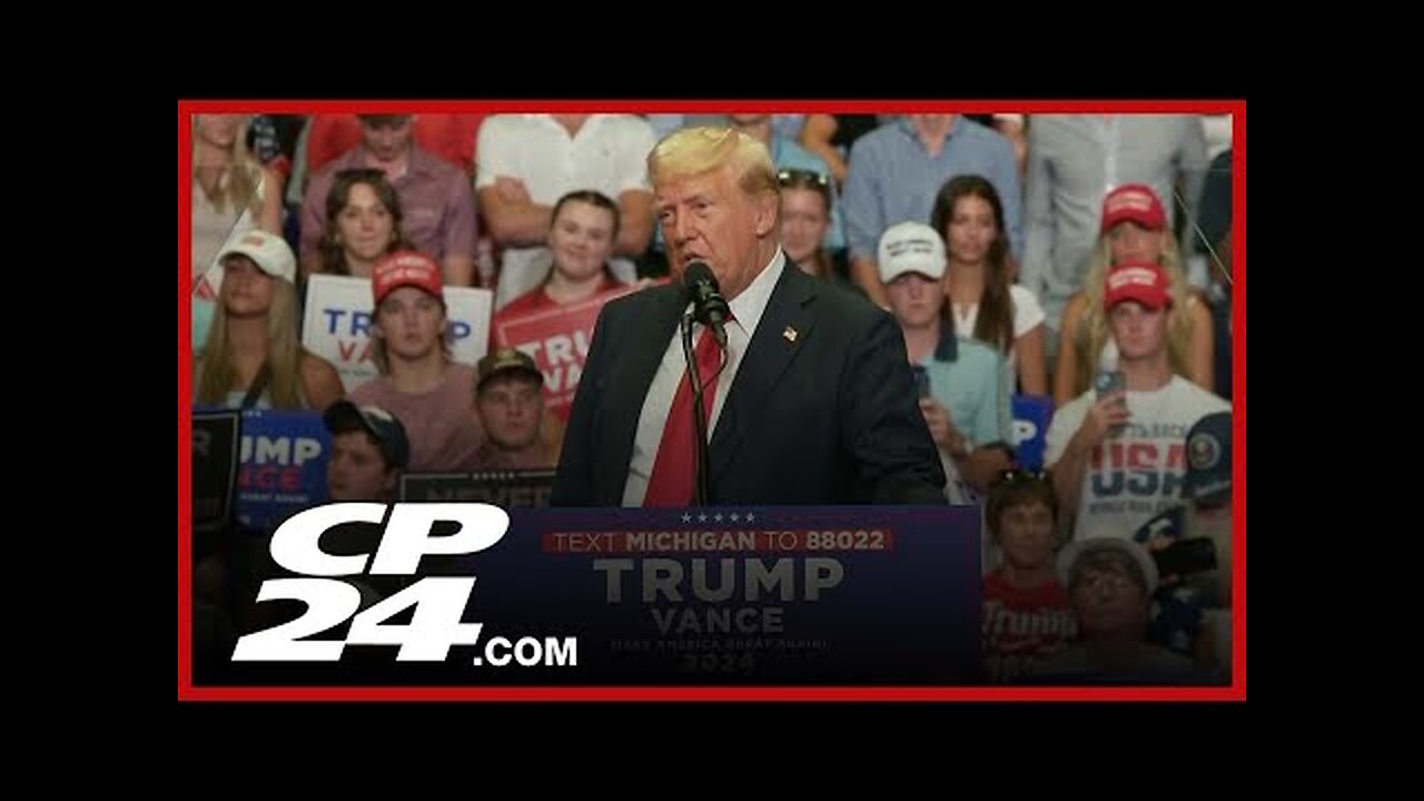 Donald Trump holds first rally after assassination attempt
