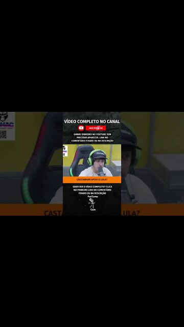 APOIO AO LULA? #shorts #castanhari #felipecastanhari #lula #lula2022 #eleições2022 #eleições