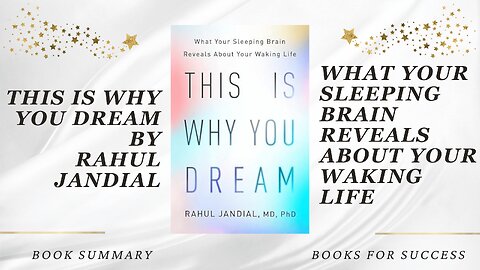 This Is Why You Dream: What Your Sleeping Brain Reveals About Your Waking Life by Rahul Jandial