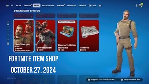 Fortnite Item Shop|October 27, 2024