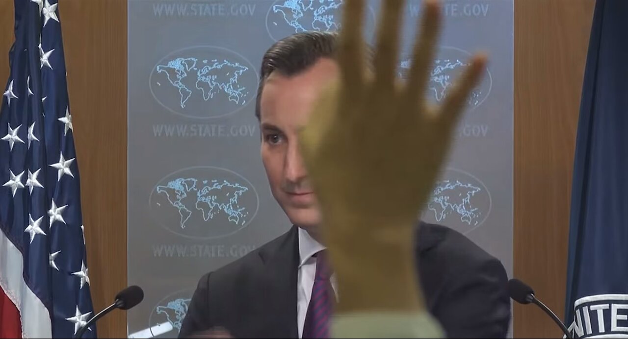 LECTURING OTHERS on MORAL?! Matt refuses reporter accusing US financing genocide in Gaza - DoS