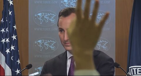 LECTURING OTHERS on MORAL?! Matt refuses reporter accusing US financing genocide in Gaza - DoS