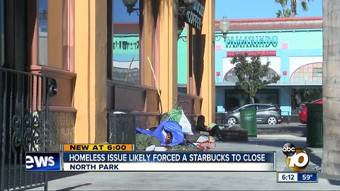 Homeless issue likely forces Starbucks closure