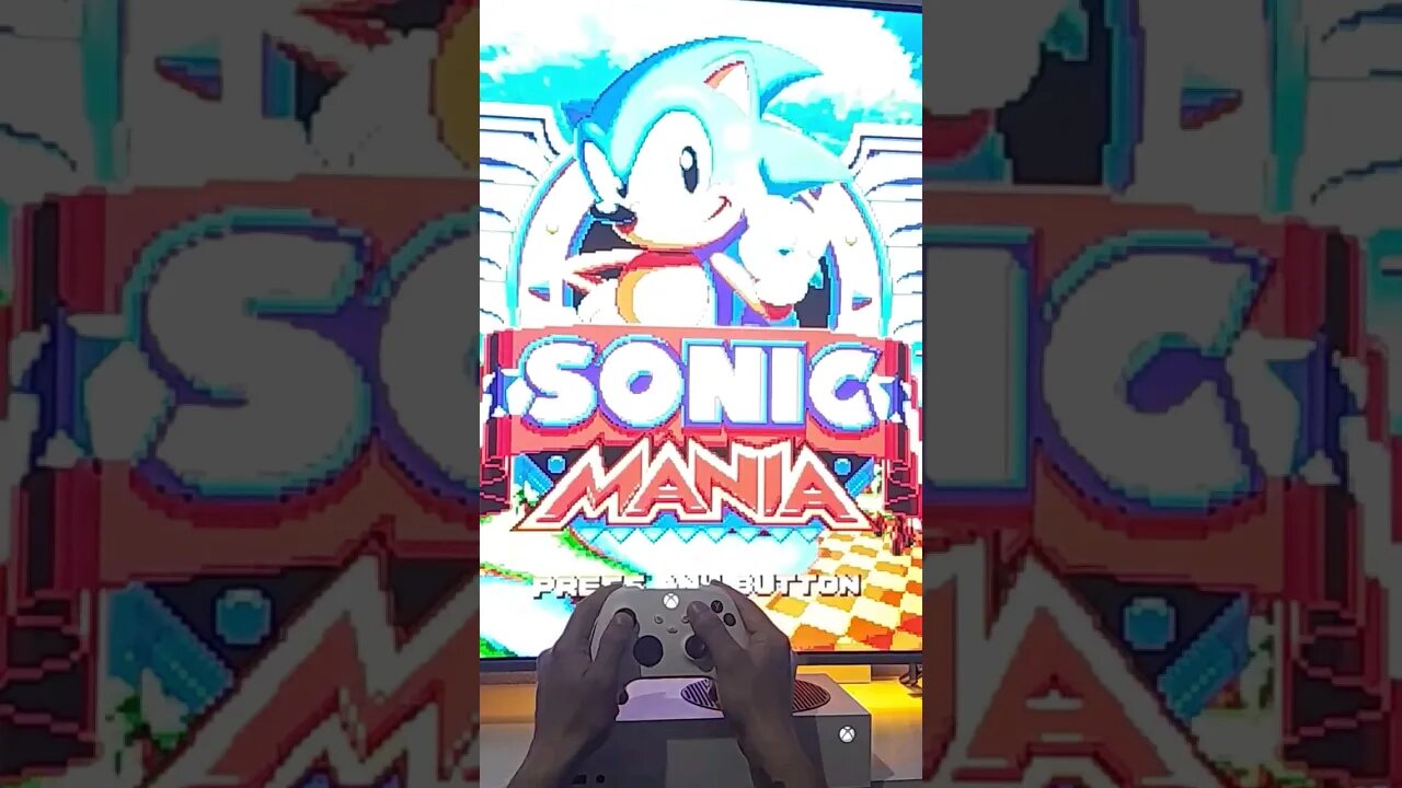 SONIC MANIA no Xbox Series S [4k HDR Tv] 60FPS. #xboxseriess #sonicmania #short