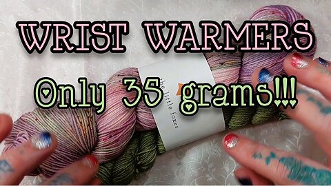 Crochet Lace Cap Hydrangea Inspired Wrist Warmers (Mini Skeins)