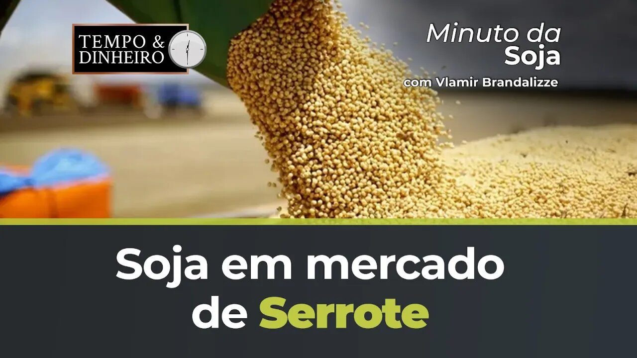 Soja em mercado de serrote